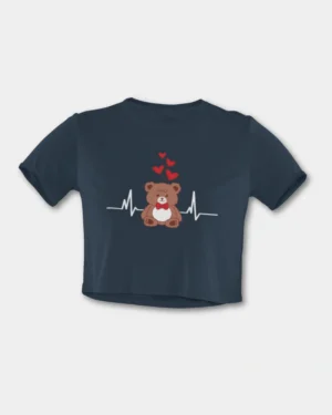 Be Mine Bear - Crop Top