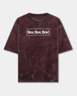 Box, Box, Box! - Acid Washed Oversized T-Shirt