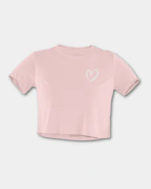 Doodle Heart - Crop Top