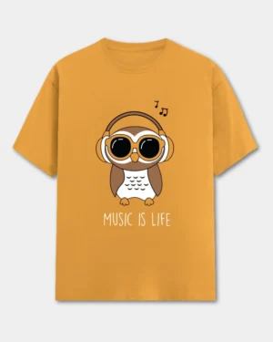 Music is Life - Oversized T-Shirt