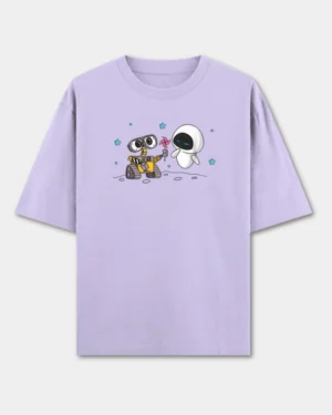 WALL-E & EVE - Oversized T-Shirt